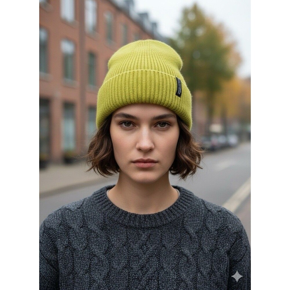 SCOTCH&SODA Amsterdam  One Size Men Hat Beanie Wool Blend Knit
